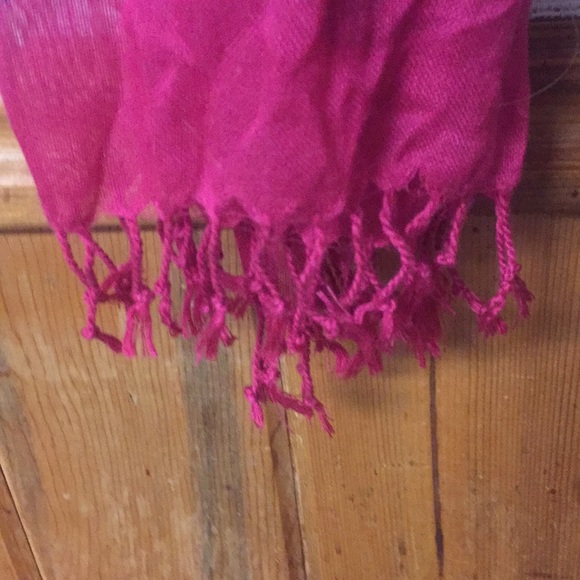 Pink, Orange, Black scarf - Picture 3 of 4
